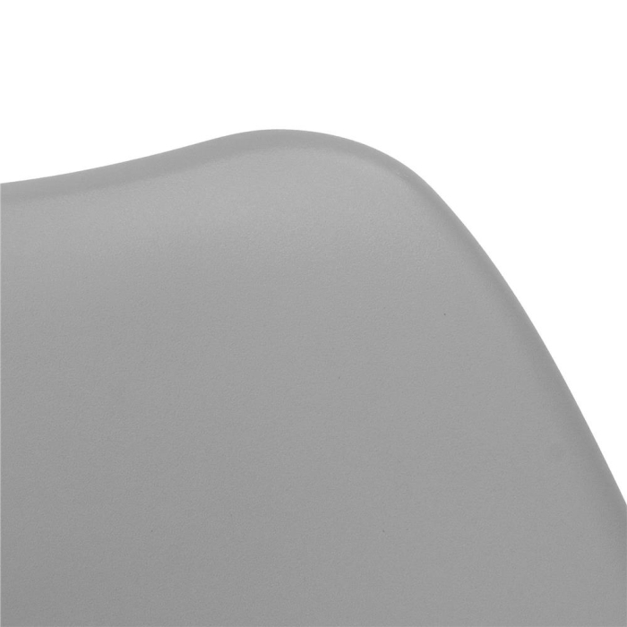 Set 4 scaune dining Verdhe pentru bucatarie cu perna tapitata cu piele ecologica, 44x82cm, gri [8]