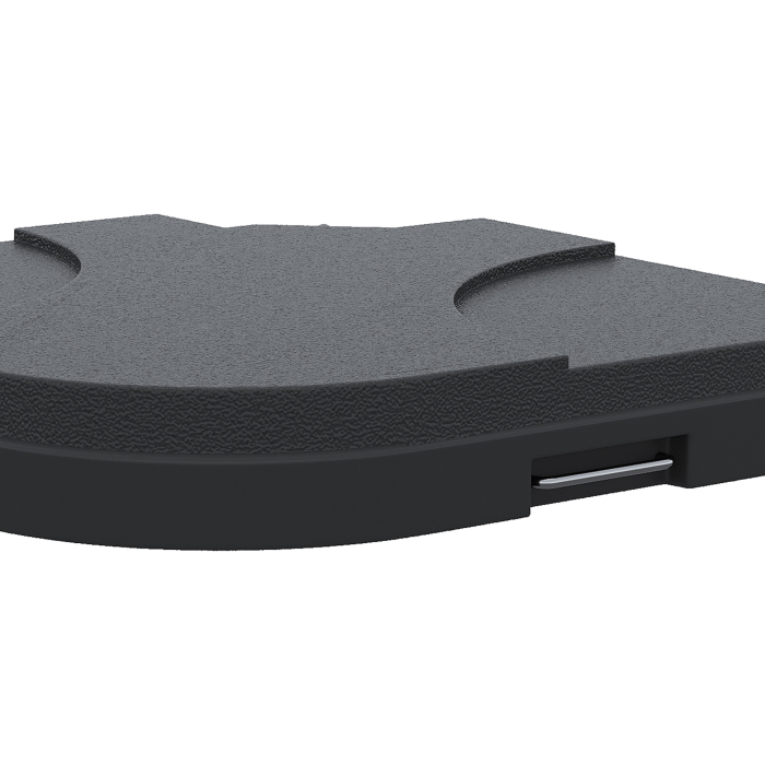  Set 4buc Baza pentru Umbrela de Gradina in Plastic 50 × 50 × 7.5cm [9]