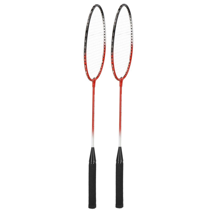 Set badminton 9 piese, 2 rachete metalice, 6 fluturasi si husa, 66 cm, multicolor [5]