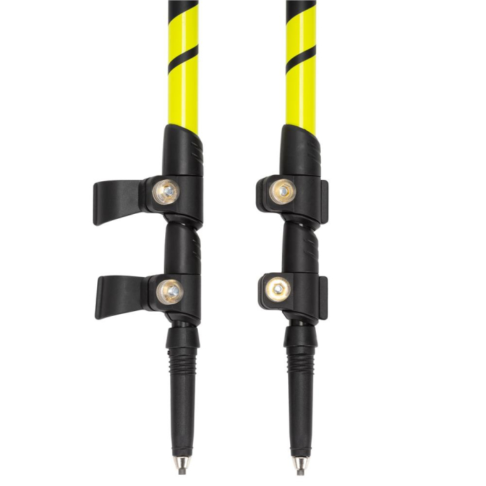Set bete trekking reglabile 62-135 cm, aluminiu, cu accesorii si husa, negru si verde [14]