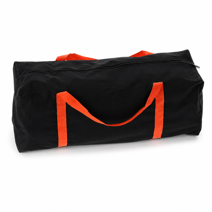 Set camping pliabil masa si 2 scaune, cadru otel, material Oxford 600D, 55x47x66 cm, negru [5]