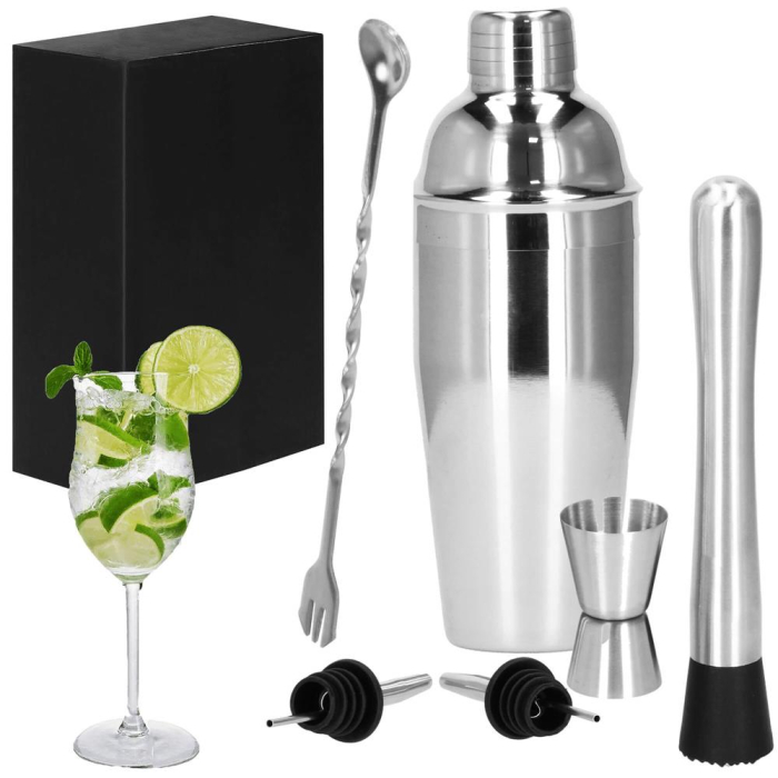 Set Cocktail Shaker Kit pentru barmani 550ml, KI13, 6 piese [14]