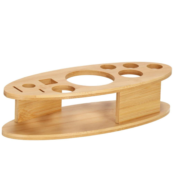 Set Cocktail Shaker Kit pentru barmani 550ml, KI24, suport bambus, 11 piese [3]