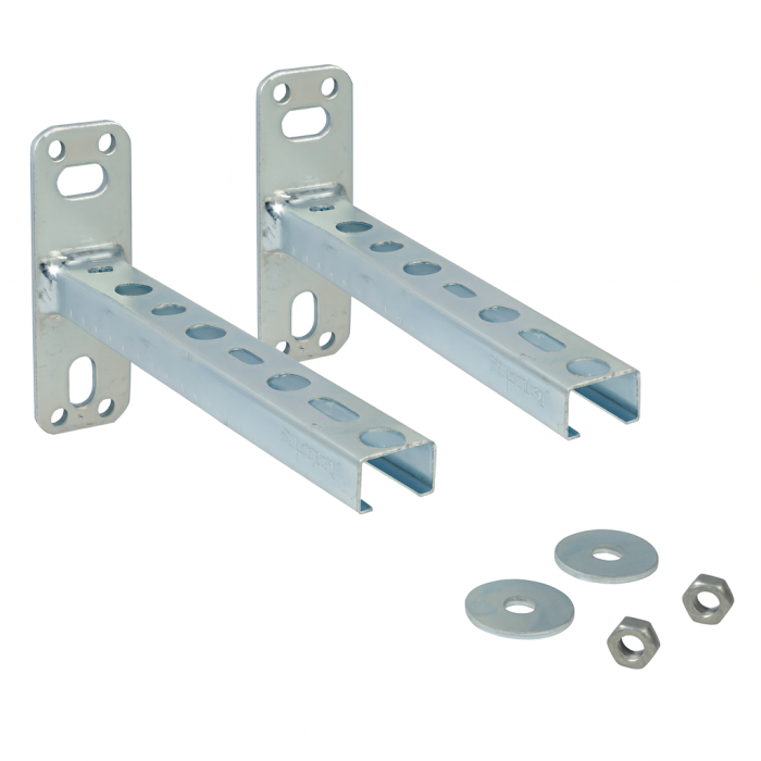 Set console metalice de perete Giacomini R588SEY01, pentru distribuitor cu saibe si piulite incluse [1]