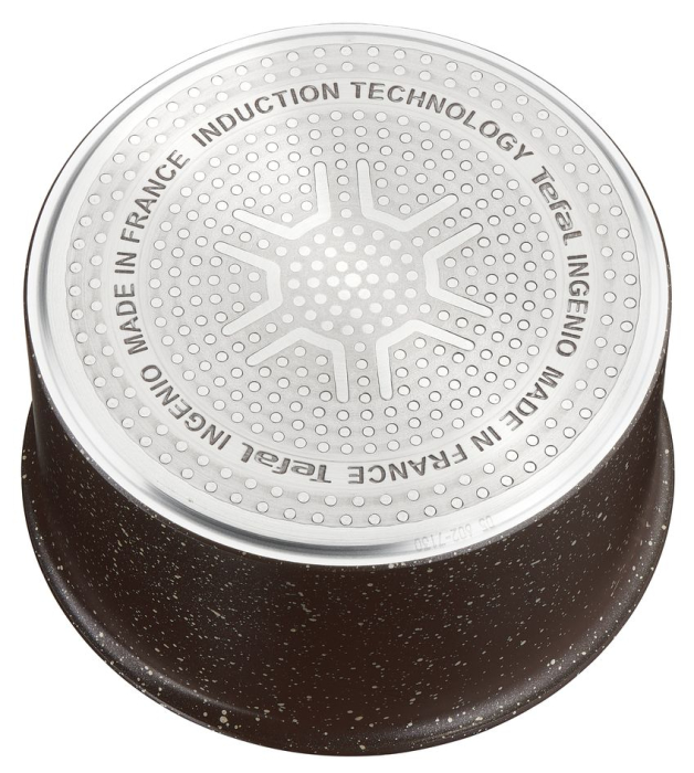 Set de 15 piese Ingenio Extreme L6789102, inductie, maner detasabil, invelis  Mineralia, Tehnologia Thermo-Spot™, tabacco marble [10]