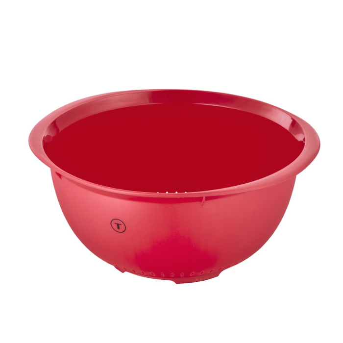 Set de 2 boluri Tefal Ingenio+ K198S234, plastic, margine pentru turnare, manere ergonomice, compatibilitate cu masina de spalat vase, negru & rosu [12]