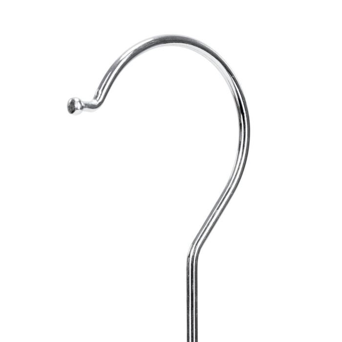 Set de 20 de umerase pentru haine, din velur, cu carlig rotativ, 45x23 cm, ecru [10]