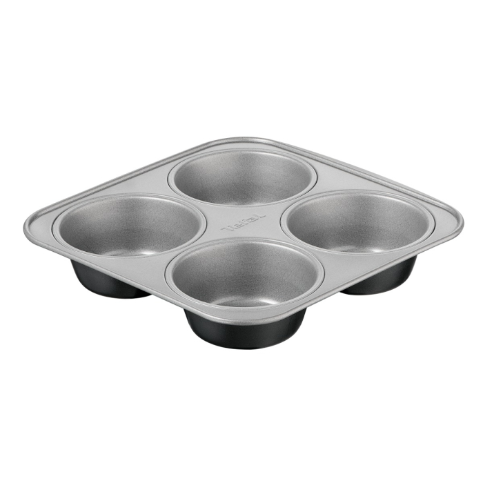 Set de 3 accesorii Tefal Dail'Easy J701S344 pentru friteuze de 4.6 L, invelis antiaderent, otel carbon, tava perforata cu manere si 2 forme, negru & g [9]
