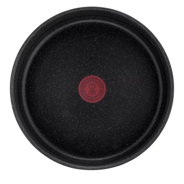 Set de 3 piese Tefal Ingenio Black Stone L3999032, tigaie de 24/28 cm, maner detasabil, invelis antiaderent Mineralia+, indicator Thermo-Signal, c [2]