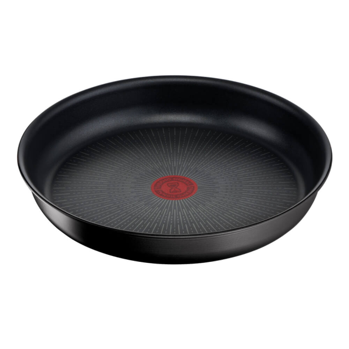 Set de 3 piese Tefal Ingenio Eco Resist L3979102, tigaie de 24/28 cm, maner detasabil, invelis antiaderent Titanium Anti-Scratch, indicator Therm [5]