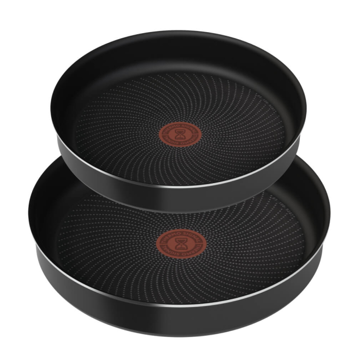 Set de 3 piese Tefal Ingenio Generous Cook L3129053, tigaie de 22/26 cm, maner detasabil, indicator Thermo Signal, invelis antiaderent Titanium [3]