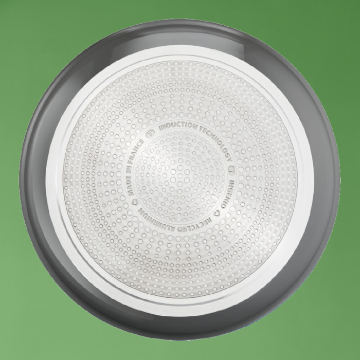 Set de 3 piese Tefal Ingenio Renew L2609502, tigaie de 24/28 cm, maner detasabil, invelis antiaderent, indicator Thermo-Signal™, gri [4]