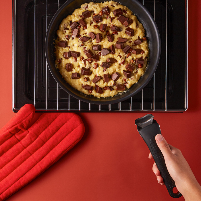 Set de 5 piese Ingenio Easy Cook & Clean L1539543, invelis antiaderent 100% sigur, Thermo-Signal™, baza Diffusion+, maner detasabil, aluminiu, [15]