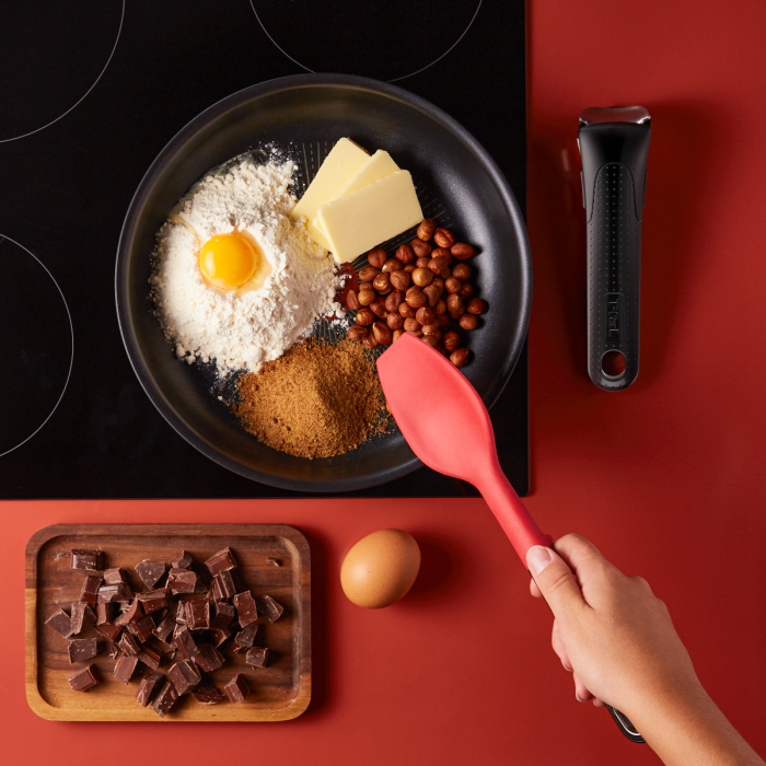 Set de 5 piese Ingenio Easy Cook & Clean L1539543, invelis antiaderent 100% sigur, Thermo-Signal™, baza Diffusion+, maner detasabil, aluminiu, [14]