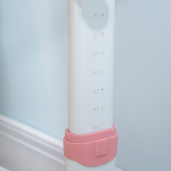  Set de Birou si Scaun pentru Copii de la 3 Ani Reglabil, Masa Inclinabila 60° cu Sertar si Rafturi, Roz [9]