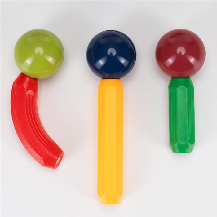 Set constructie tije bile magnetice educative copii 128 piese, structuri 3d, multicolor [16]