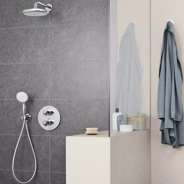 Set de dus cu porter Grohe Tempesta 100 cu 2 jeturi crom lucios [3]