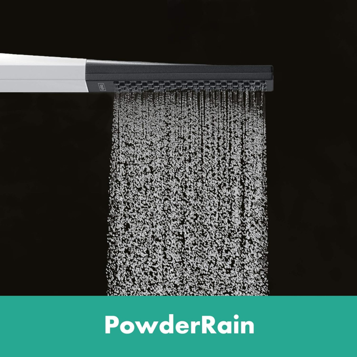 Set de dus cu porter Hansgrohe Rainfinity 130 alb mat 1 functie [3]