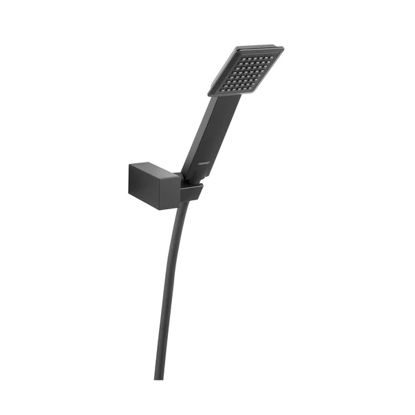 Set de dus cu suport Ferro Sinus negru mat [1]