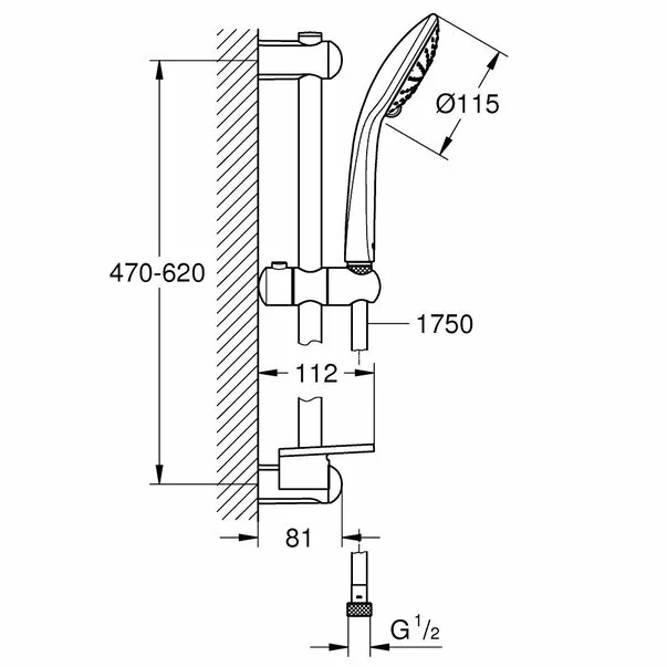 Set de dus Grohe Euphoria 110 Duo crom lucios [2]