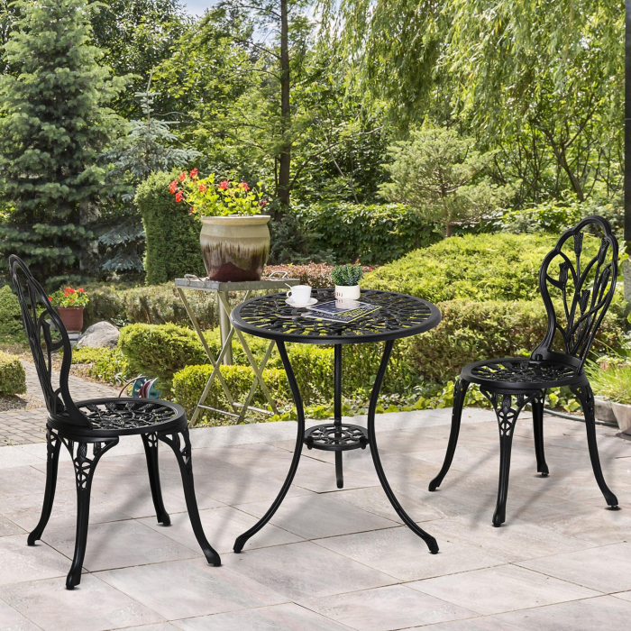  Set de Gradina 3 Piese din Aluminiu, Set Exterior [2]