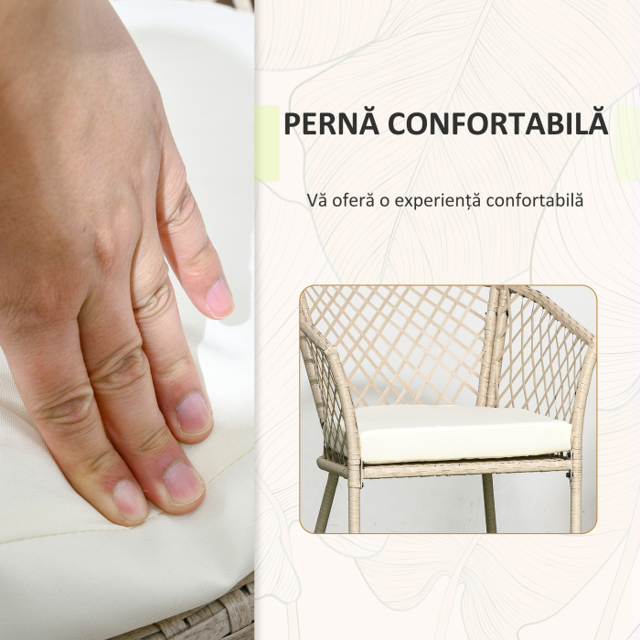  Set de Mobilier de Gradina din 3 piese din Ratan [5]