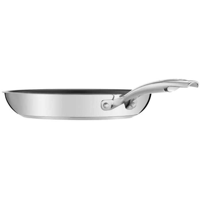 Set de tigai cu 3 piese Tefal Duetto G732S335 de 20/24/28 cm, inductie, invelis antiaderent, exterior inox, argintiu [5]