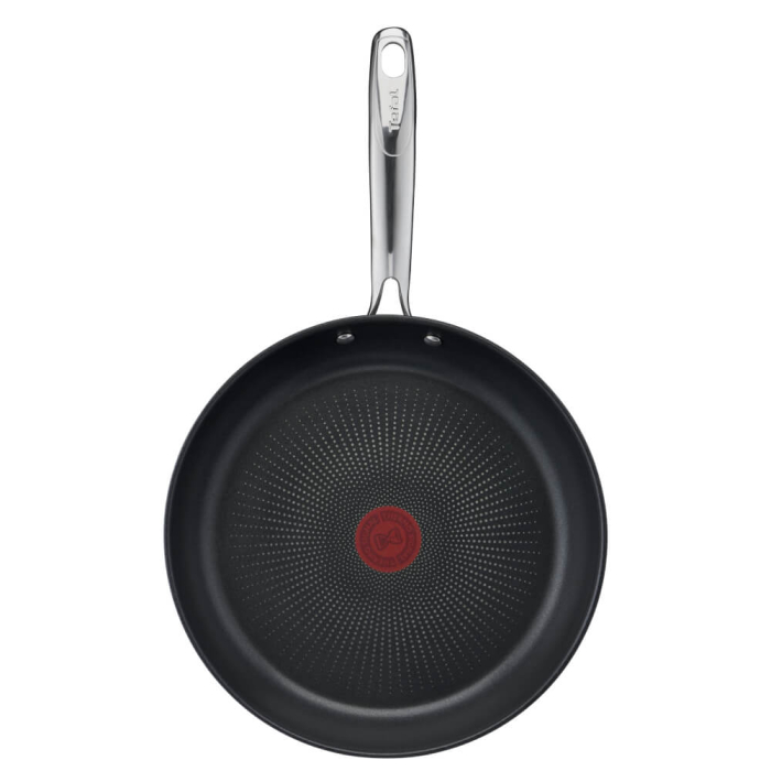 Set de tigai cu 3 piese Tefal Duetto G732S335 de 20/24/28 cm, inductie, invelis antiaderent, exterior inox, argintiu [4]