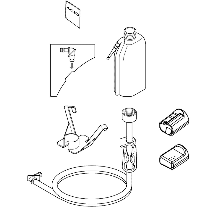 Set detartrare Grohe 46978001, Sensia Arena, gama produs compatibil sensia arena, calitate superioara pentru baia ta [2]