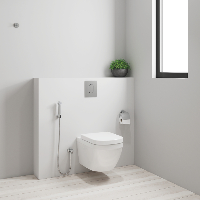 Set dus igienic Grohe 26354000, 1 bar, 36 mm, 1.25 m, 1 functii para dus, 1 orificii instalare, Crom [5]