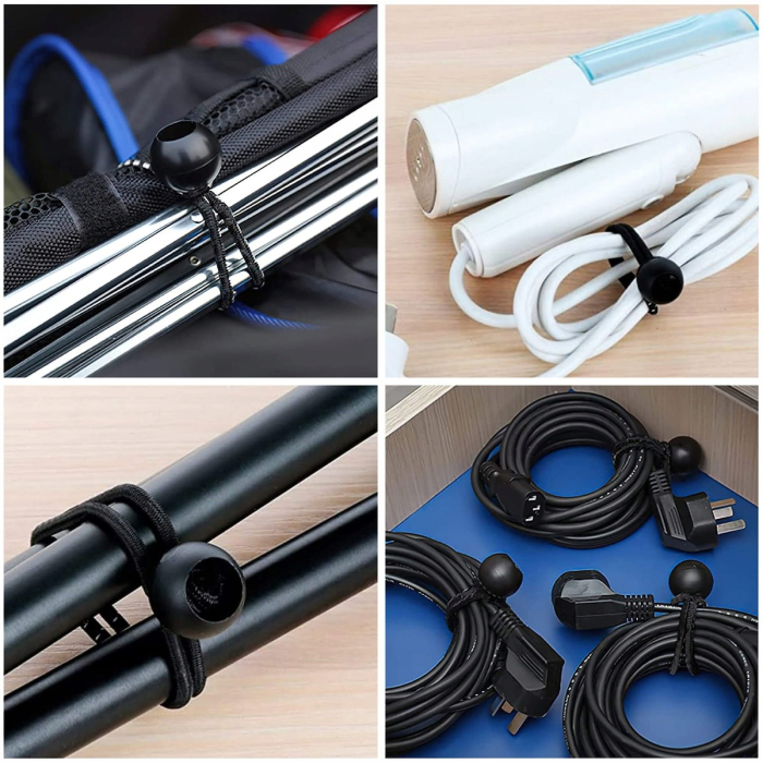 Set elastice cu bila pentru fixare prelate sau bannere, reutilizabile, 10 bucati [4]