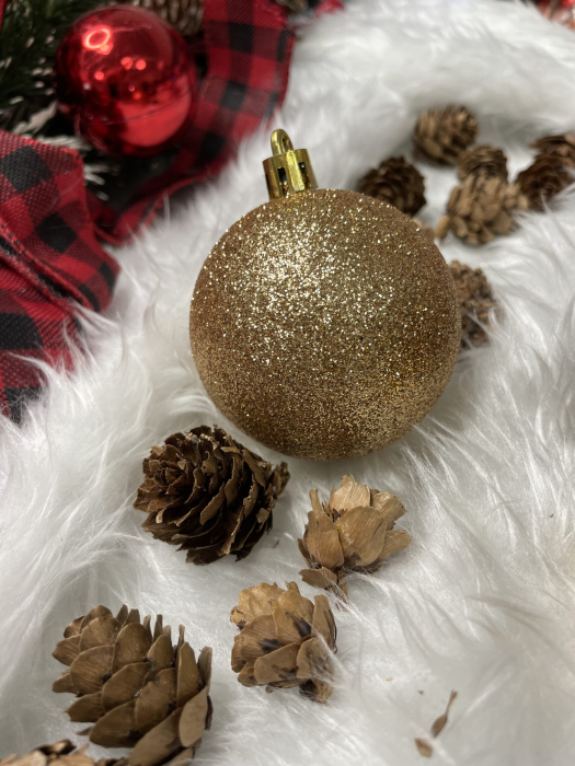 Set globuri si decoratiuni de Craciun, 101 piese, diverse dimensiuni, roz auriu [20]