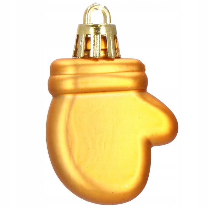 Set globuri si decoratiuni de Craciun, 155 piese, diverse dimensiuni, auriu [4]