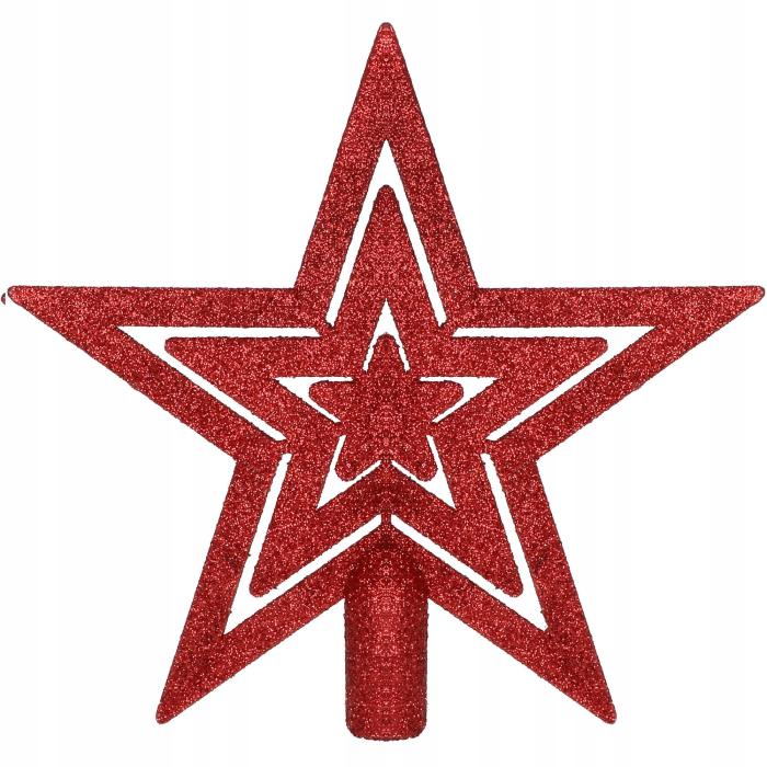 Set globuri si decoratiuni de Craciun, 51 piese, diverse dimensiuni, rosu [8]