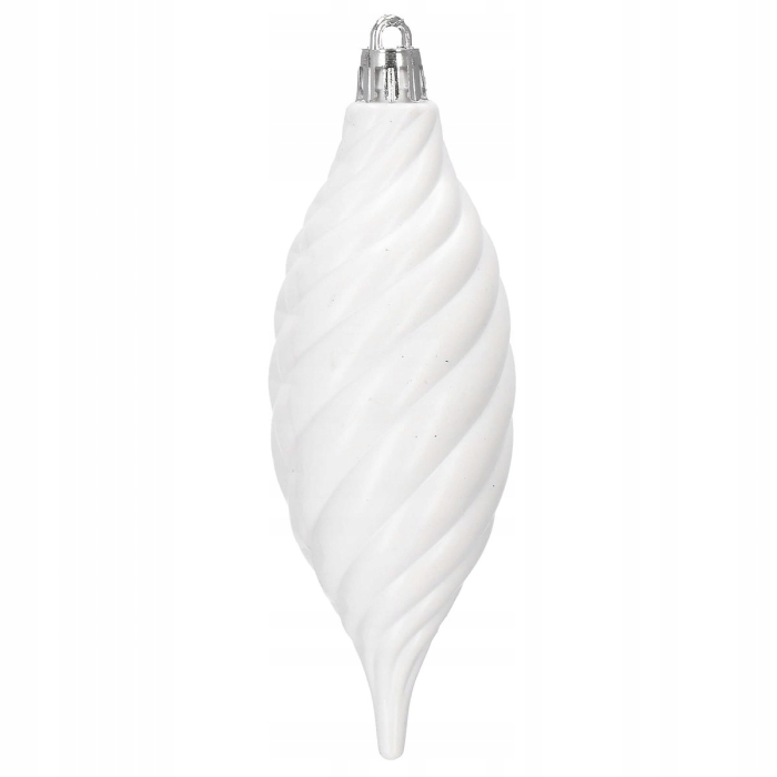 Set globuri si decoratiuni de Craciun, 72 piese, diverse dimensiuni, alb [2]