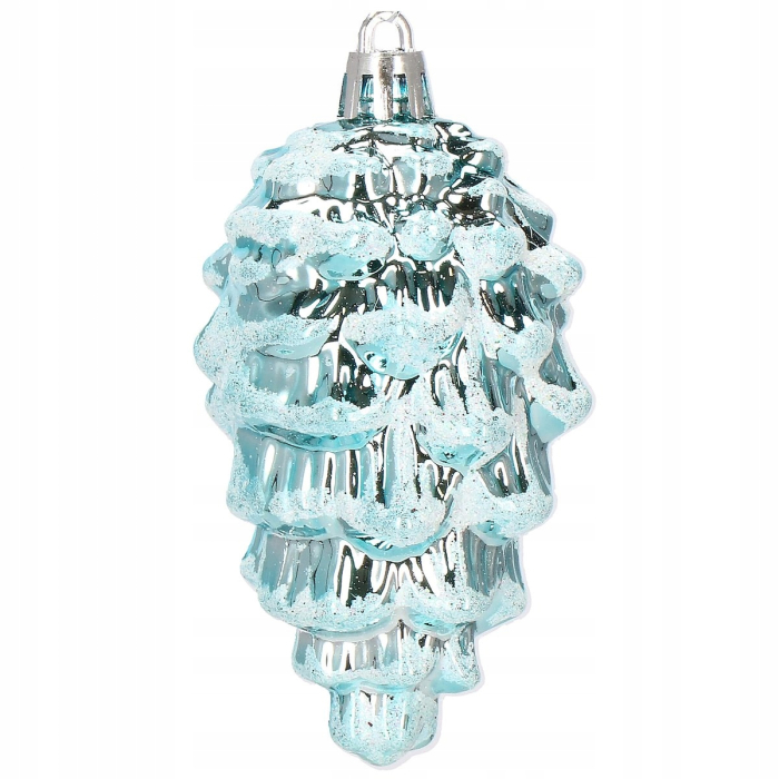 Set globuri si decoratiuni de Craciun, 72 piese, diverse dimensiuni, albastru [2]