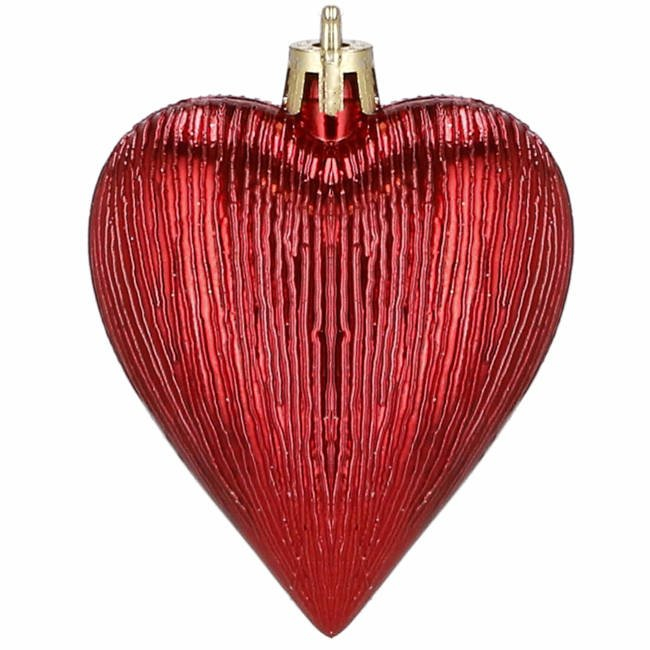 Set globuri si decoratiuni de Craciun, 72 piese, diverse dimensiuni, rosu [10]