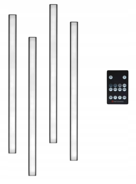 Set iluminare led pentru riflaje MDF, varianta IV, 1 lampa x 2 metri, 520 lm, 5.6W, telecomanda [1]