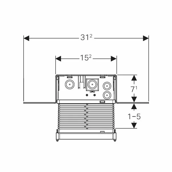 Set instalare Geberit pentru cutie functionala pentru baterie electronica [3]