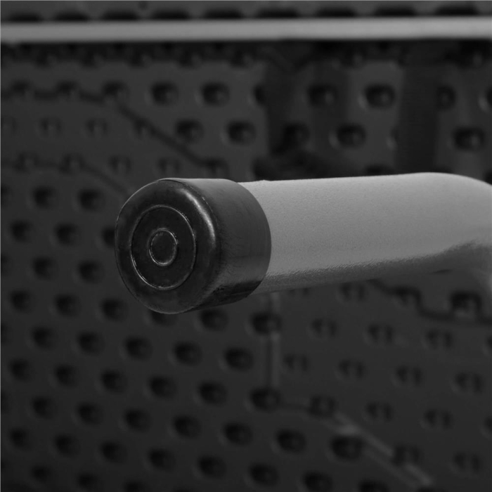 Set masa pliabila cu 2 banci, 180 cm, negru, HDPE si cadru metalic anticoroziv [5]