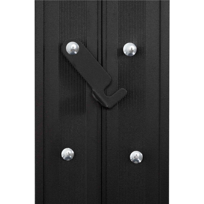 Set masa pliabila cu 2 banci pentru camping, reglabila pe inaltime, MDF si aluminiu, 90x60x70 cm, maro si negru [24]