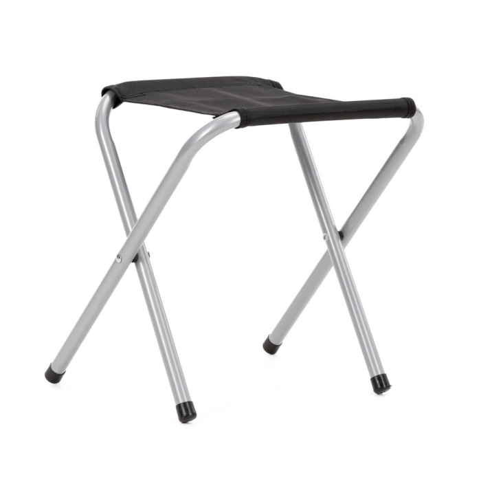 Set masa pliabila de camping cu 4 scaune, inaltime reglabila, aluminiu si MDF, 120x60x71 cm, maro si argintiu [22]