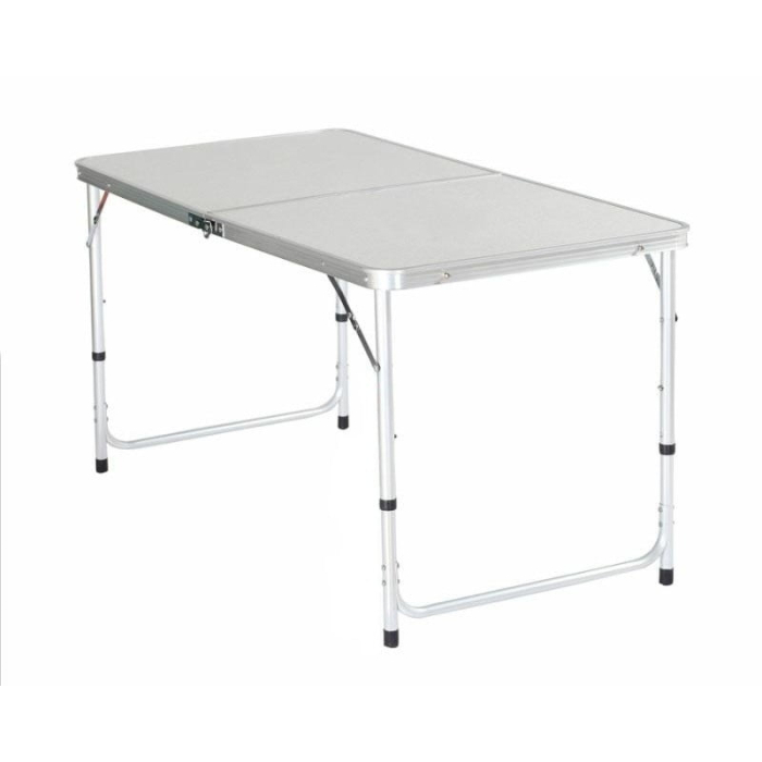 Set masa pliabila reglabila si 4 scaune, tip valiza, gri, 120x60cm [3]