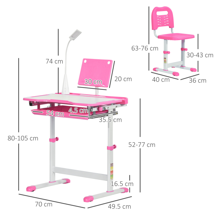 Set Masa si Scaun pentru Copii  cu LED [3]