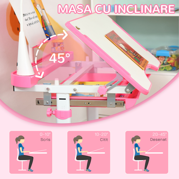 Set Masa si Scaun pentru Copii  cu LED [7]