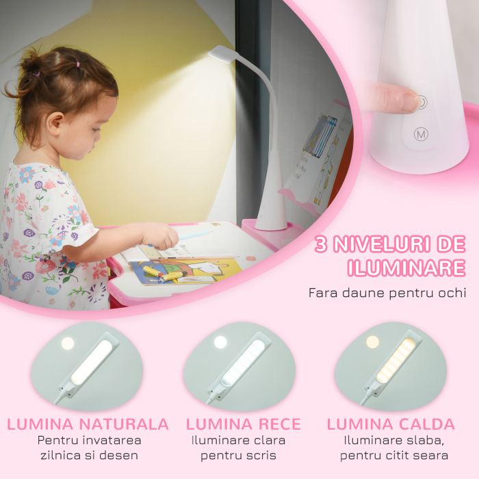 Set Masa si Scaun pentru Copii  cu LED [8]