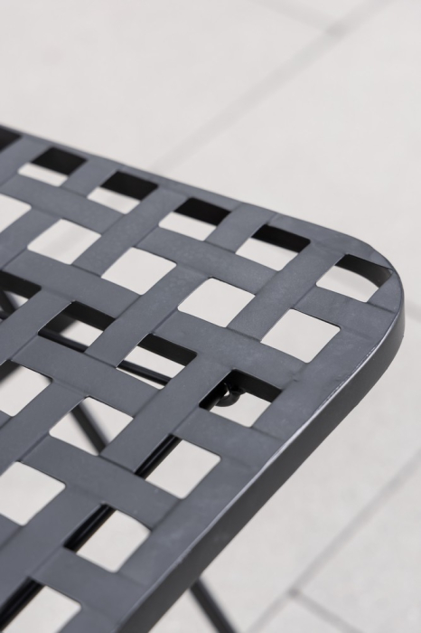 Set mobilier de gradina Gismo, 4 piese, masa cu blat din mozaic ceramic cu aspect de piatra naturala, banca pentru 2 persoane si 2 scaune pliabile pen [12]