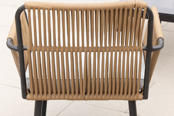 Set mobilier de gradina Marry pentru relaxare pe terasa sau balcon, 7 piese, cu structura din aluminiu pentru rezistenta, perne de 8 cm pentru confort [6]