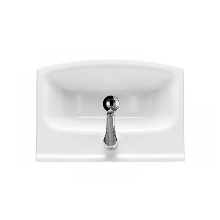 Set mobilier si lavoar Cersanit, Sati, 60,5 x 41,5 cm, alb [3]