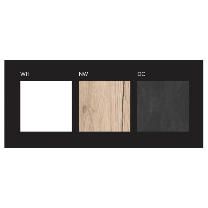Set mobilier suspendat si lavoar Kolpasan Naomi, 50 cm, 2 sertare Soft Close, lavoar Cast Marble, natural wood [5]